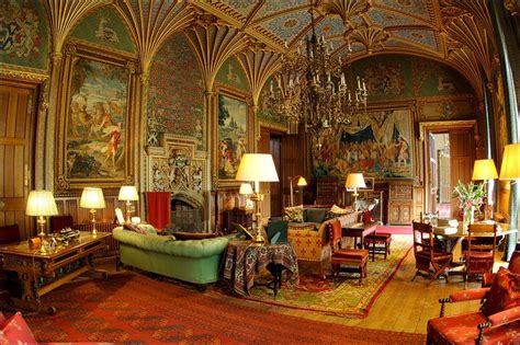 The Octagon Saloon At Eastnor Castle Near Ledbury Herefordshire