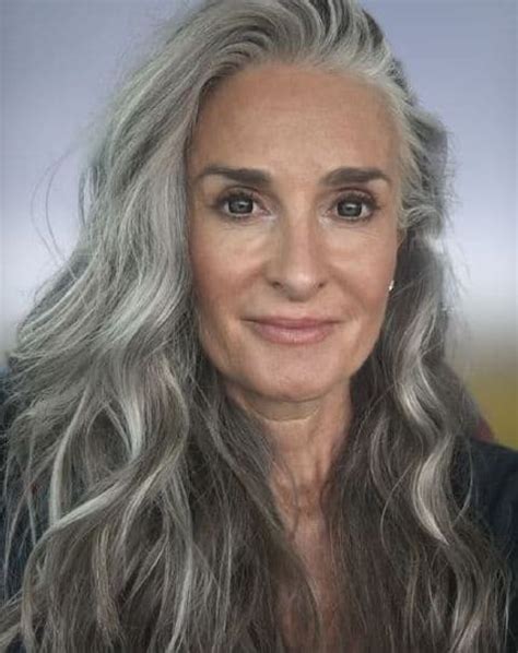 Winters is the perfect fit to try this edgy style. Easy and Cool Long Hairstyles for Women over 60 in 2021-2022