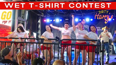 Dirty Harrys Wet T Shirt Competition Daytona Beach Bike Week