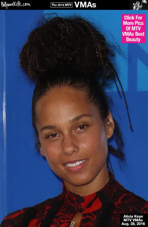 Photos Alicia Keys‘ Vmas Hair And Makeup — See Her Makeup Free Beauty