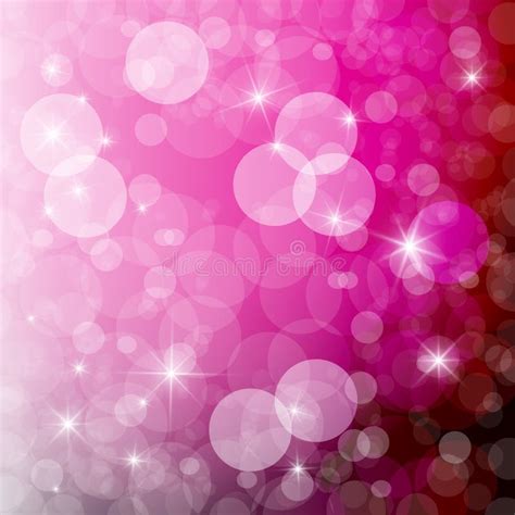 Pink Blurred Bokeh Background Pattern Stock Vector Illustration Of
