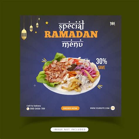 Premium Vector Ramadan Food Banner And Instagram Social Media Post