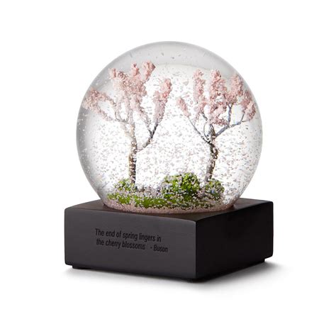 Cherry Blossom Snow Globe Miniature Flower Petal Art Uncommongoods