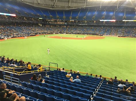 Tropicana Field Seating Chart With Rows Outfield Awesome Home