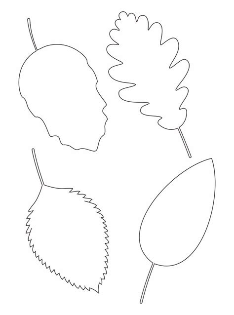 25 Cut Out Of A Plant For Kids 6 Best Leaf Tracers Printable