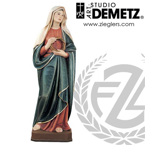 Our Lady Of Sorrow Statue 3 Sizes Linden Wood 799 Crafted In