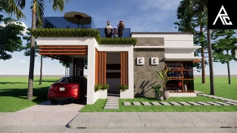 Small House Design Idea 6x7 Meters Youtube