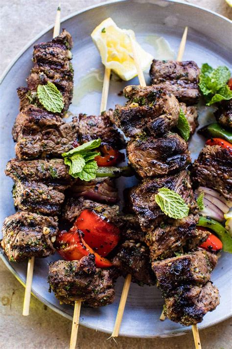 Mediterranean Grilled Lamb Kebabs Half Baked Harvest