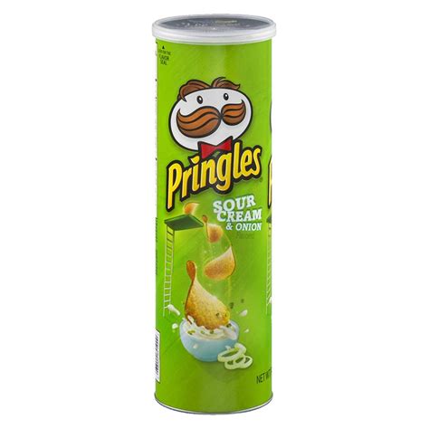 Pringles Potato Crisps Sour Cream And Onion Walgreens