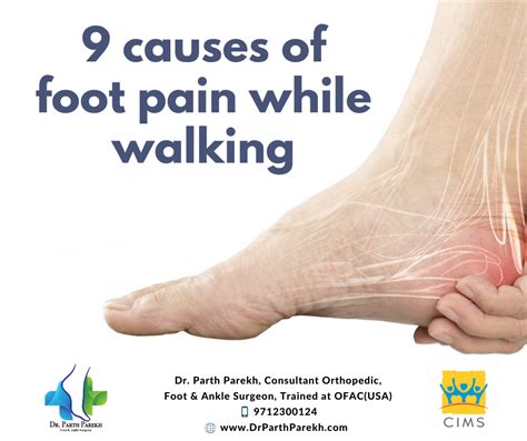 9 Causes Of Foot Pain While Walking Dr Parth Parekh