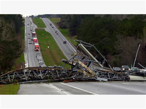Alabama Tornado Aftermath Deadly Storm Ravages Lee County—photos