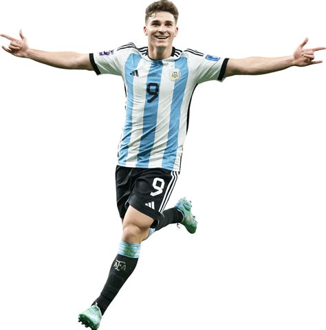 Julián Álvarez Argentina Football Render Footyrenders