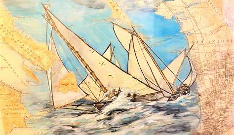 Old Nautical Charts Become Works of Art