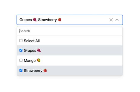 React Multi Select Component Multiple Selection Dropdown Made With