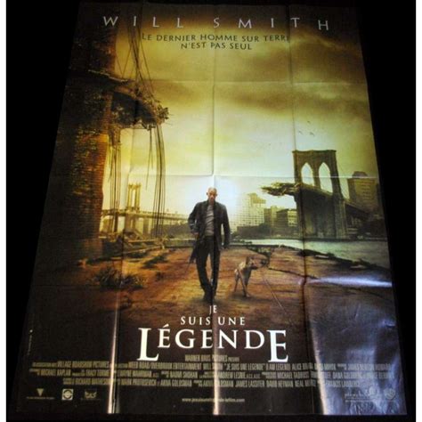 Les Films De Will Smith Complet En Francais - JE SUIS UNE LEGENDE Affiche de film 40x60 cm Will Smith Movie Poster