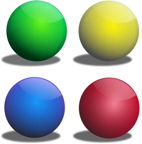 Color Spheres Clip Art At Vector Clip Art Online Royalty