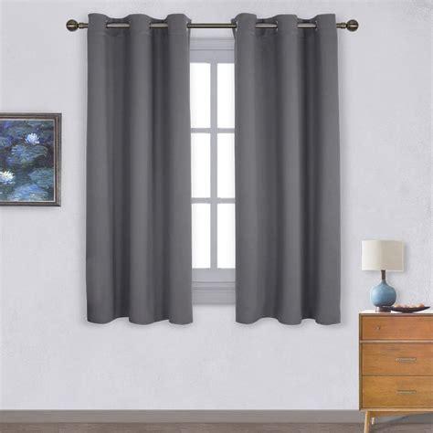 Nicetown Thermal Insulated Grommet Blackout Curtains 2 Panels