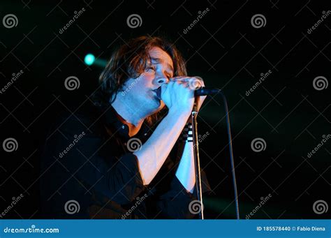 Keane Tom Chaplin During The Concert Editorial Image Image Of Sing