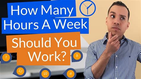 Ideal Work Week Hours How Many Hours Should You Work Youtube