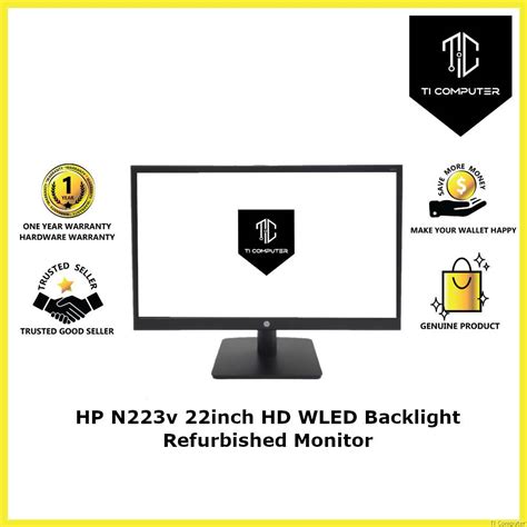 Hp N223v 22inch Hd Wled Backlight Refurbished Monitor