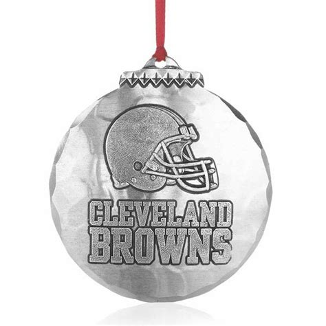 Cleveland Browns Ornament Wendell August Christmas Bulbs