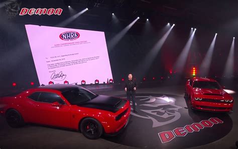 Dodge Challenger Srt Demon Reveal Performancedrive