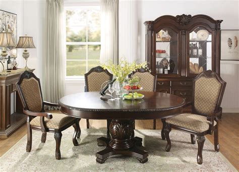 Round Formal Dining Room Sets