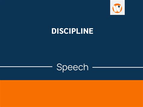 A Speech On Discipline For Students