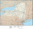 New York State Map With Major Cities