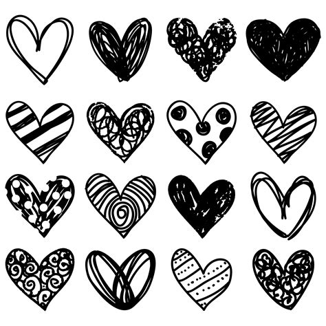 Free Doodle Heart Clip Art Free Doodles Heart Doodle Heart Clip Art