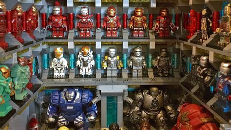 Talented Lego Customizer Recreates Iron Mans Vast Suit Collection