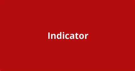 Indicator Resources Open Source Agenda