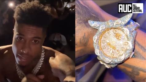 Blueface First Rapper With A Diamond Bandana Watch All Urban Central