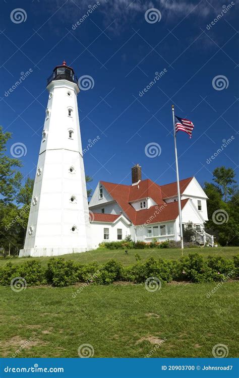 North Point Lighthouse Stock Photo Image Of Tourism 20903700