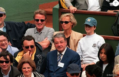 Christine Ockrent Bernard Kouchner et leur fils Alexandre à Roland