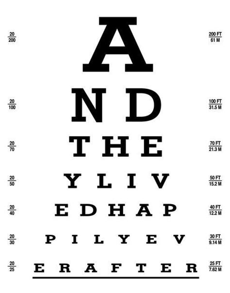 Hotv Eye Chart 10 Ft Precision Vision Printable Snellen Charts