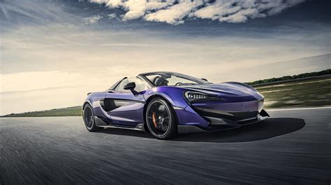 Mclaren 600lt Spider Lantana Purple 2019 5k Wallpaper Hd Car Wallpapers Id 12128