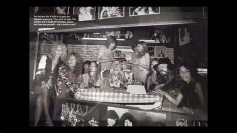 Robert Plant And John Bonham At The Rainbow Bar Grille In Los Angeles