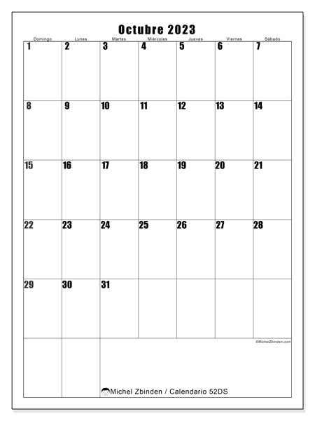 Calendario Octubre De Para Imprimir Ds Michel Zbinden Ar