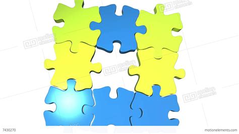 Puzzle Animation Stock Animation Royalty Free Stock Animation Library