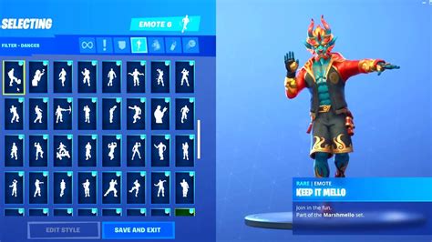 New Firewalker Skin Showcase With All Fortnite Dances And New Emotes
