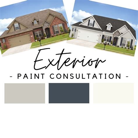 Exterior House Paint Colors With Black Roof Look At Your Bricks Then