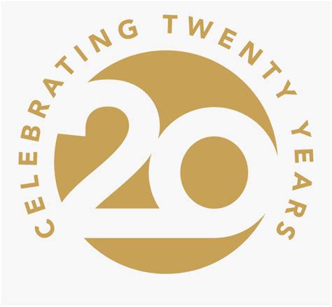 20th Anii 20 Years Logo Png Free Transparent Clipart Clipartkey