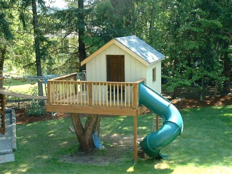 Image Result For Free Standing Tree House Tree House Kids Tree House