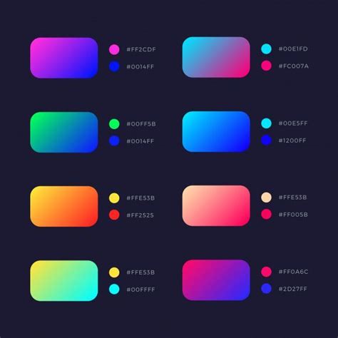 Tech Color Virtual Reality Color Palette Design Color Design