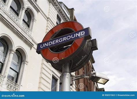 London Underground Sign Editorial Stock Photo Image Of Commute 95031563