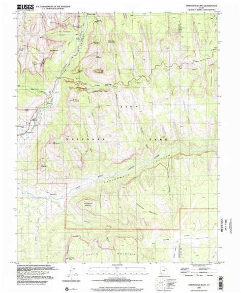 Filenps Zion Canyon South Topo Map Wikimedia Commons
