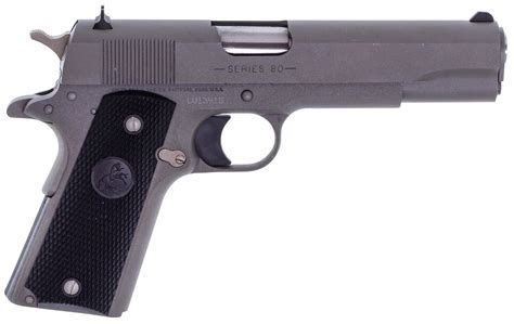 Used Colt 1911 Government M1991a1 Stainless Semi Auto Pistol 45 Acp
