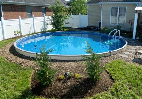 Ideas And Benefits Of A Semi Inground Pool Backyard Design Ideas