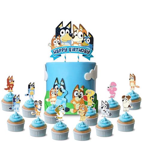 Bluey Birthday Cake Topper Aria Art My Xxx Hot Girl